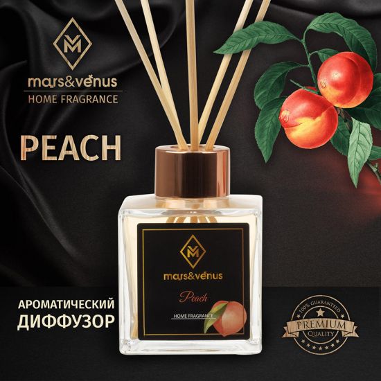 Диффузор Mars&Venus Peach ароматизатор с палочками 120ml